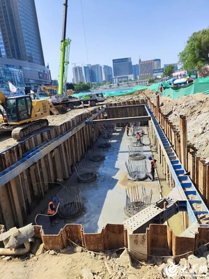 白浪河?xùn)|風(fēng)橋樁基施工圓滿結(jié)束，主體工程建設(shè)加速推進(jìn)